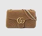 Gucci GG Marmont velvet medium shoulder bag 443496 K4D2T 2807 443496