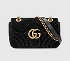 Gucci GG Marmont velvet mini bag 446744 K4D2T 1000 446744