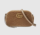 Gucci GG Marmont velvet small shoulder bag 447632 9QIBT 2807 447632