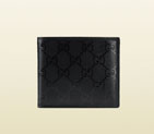 Gucci GG imprime leather bi-fold wallet 365466 FU49R 1000 365466
