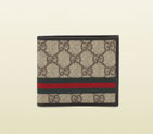 Gucci GG supreme canvas bi-fold wallet 295419 KGD8R 9791 295419