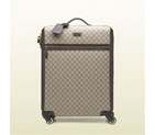 Gucci GG supreme canvas four wheel suitcase 293908