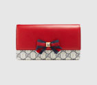 Gucci Grosgrain GG Supreme continental wallet 432253 K2LOG 4069 432253