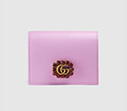 Gucci Leather card case with Double G and crystals 499783 CWGHT 5871 499783