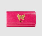 Gucci Leather continental wallet with butterfly 499359 CAOGT 5661 499359