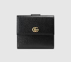 Gucci Leather french flap wallet 456122 CAO0G 1000 456122