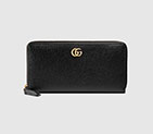 Gucci Leather zip around wallet 456117 CAO0G 1000 456117