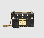 Gucci Padlock studded leather shoulder bag 432182 DLXDG 1088 432182