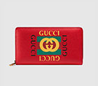 Gucci Print leather zip around wallet 496317 0GDAT 6461 496317
