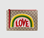 Gucci Rainbow soft GG Supreme pouch 476411 K9G2G 9789 476411