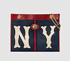 Gucci Rajah large tote with NY Yankees patch 537219 0X7CX 4071 537219