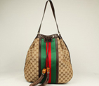 Gucci Rania Drawstring Shoulder Bag 309622 Brown 309622