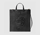 Gucci Snake embossed leather soft tote 450950 DSVHT 1000 450950