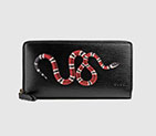 Gucci Snake print leather zip around wallet 451273 DUQ1T 1058 451273