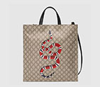 Gucci Snake print soft GG Supreme tote 450950 K5M1T 8666 450950