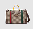 Gucci Soft GG Supreme duffle bag with Web 480492 K9RLT 8855 480492