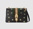 Gucci Sylvie Bee Star small shoulder bag 524405 DJ2RG 8571 524405