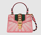 Gucci Sylvie crystal mini bag 470270 9AAQG 6666 470270