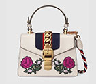 Gucci Sylvie embroidered mini bag 470270 D4ZSG 8614 470270