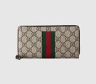 Gucci Web GG Supreme zip around wallet 408831 KHN4N 9791 408831
