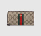 Gucci Web GG Supreme zip around wallet 408831 KLQCN 8461 408831