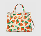 Gucci Zumi Strawberry print medium top handle bag 564714 08NAX 9036 564714