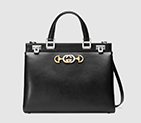 Gucci Zumi smooth leather medium top handle bag 564714 05J0X 1000 564714