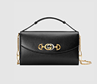 Gucci Zumi smooth leather small shoulder bag 572375 05J0X 1000 572375