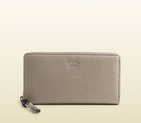 Gucci bamboo tassel leather zip around wallet 307984