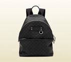 Gucci black rubber guccissima leather backpack 268184 AF65N 1060 268184