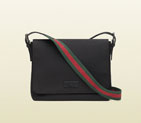 Gucci black techno canvas messenger bag 337074 KWT5N 1060 337074
