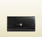 Gucci bow microguccissima leather continental wallet 388679