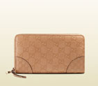 Gucci bree guccissima leather zip around wallet 323397
