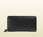 Gucci bree guccissima leather zip around wallet 394005