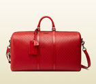 Gucci bright diamante leather carry-on duffle bag 355639