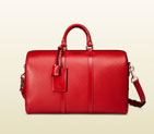 Gucci bright diamante leather medium duffel 387087