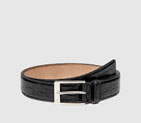 Gucci crocodile belt with square buckle 345658 E7I0N 1000 345658