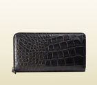 Gucci crocodile travel document wallet 233194
