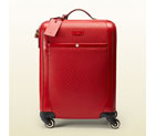 Gucci diamante leather wheeled carry-on suitcase 368760