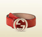 Gucci guccissima leather belt with interlocking G buckle 114876 AA61G 6523 114876