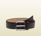 Gucci leather belt with bamboo buckle 336827 A7M0N 2140 336827