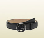 Gucci leather belt with interlocking G buckle 336829 AP00R 1000 336829