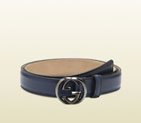 Gucci leather belt with interlocking G buckle 336829 AP00R 4009 336829
