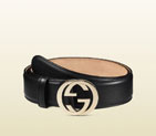 Gucci leather belt with interlocking G buckle 370543 AP00G 1000 370543