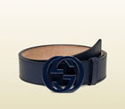 Gucci leather belt with interlocking g buckle 223891 AF70X 4009 223891