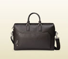 Gucci men leather briefcase with front pocket 387085