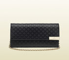 Gucci microguccissima leather chain wallet 269541