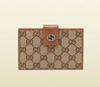 Gucci miss GG original GG canvas zip around wallet 337023