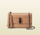 Gucci miss bamboo studded leather shoulder bag 387611 A88EN 2754