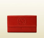 Gucci soho leather continental wallet 282414